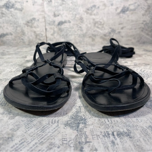 Saint Laurent Paris made in Italy tie up greek sandals - Picture 3 of 10